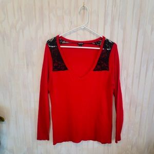 Torrid Red and Black Sweater 2 X